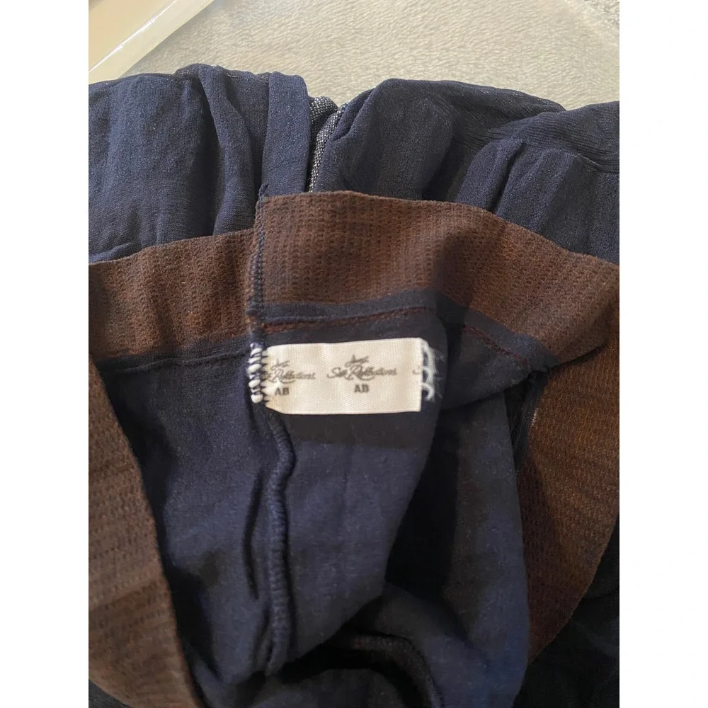 Hanes Hosiery Women AB Navy Silk Reflections‎ Silky Sheer Control Top Tights VTG